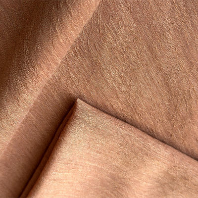 65 gm mélange de laine Feuille de feutre Stamping Jacquard Acétate Polyester Tissu satiné pour la robe