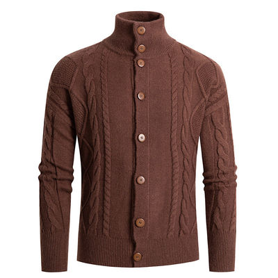 2024 Collier pour hommes pull cardigan pull à col de tortue pull à accrochage pour les jeunes