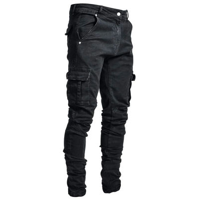 Jeans minces avec poches latérales