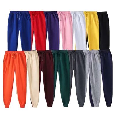 Saison d'hiver personnalisé 220g Couleur solide avec sweatpants en fourrure Sport de loisirs unisexe