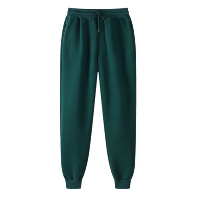 Saison d'hiver personnalisé 220g Couleur solide avec sweatpants en fourrure Sport de loisirs unisexe