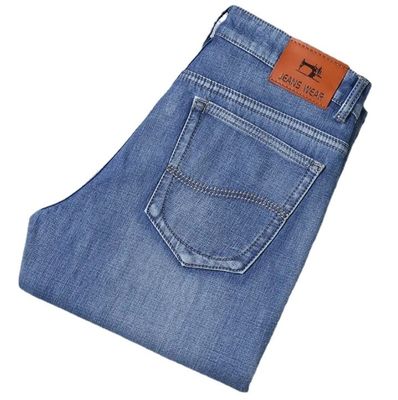 Jeans maigres pour hommes d'automne en tissu denim allongé léger pour un mouvement respirant