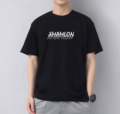 T-shirts en coton imprimés sur mesure OEM ODM Détection d'aiguille anti-rétrécissement Plus Tailles