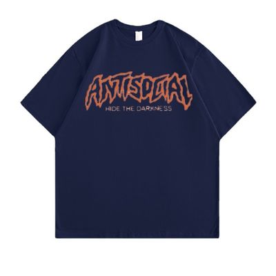 T-shirts en coton imprimés sur mesure OEM ODM Détection d'aiguille anti-rétrécissement Plus Tailles