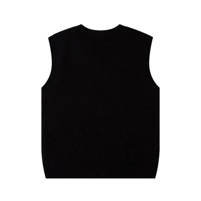 Pulls à col en V sur mesure pour hommes V-neck pulls pulls à tricot gilet sans manches jackards jumpers