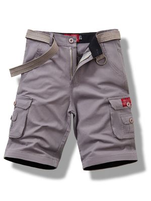 Shorts de bagages pour hommes en coton épais en forme libre avec commodité multi-poches
