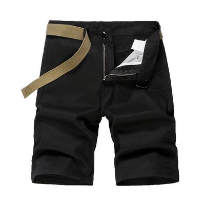 Shorts d'entraînement pour hommes en tissu de polyester avec un design de couleur simple et solide