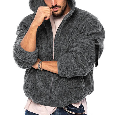 Vêtement en velours arctique à double face pour hommes, étanche au vent et en coton