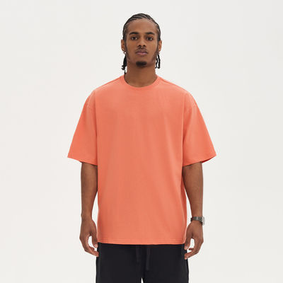 220G T-shirt pour hommes en coton 100% surdimensionné pour vêtements de rue vintage