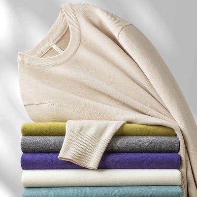 Vêtements à tricot en laine de Merino pour hommes Jumper lyoselle personnalisé pull solid Cashmere Cardigan