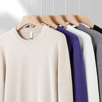 Vêtements à tricot en laine de Merino pour hommes Jumper lyoselle personnalisé pull solid Cashmere Cardigan