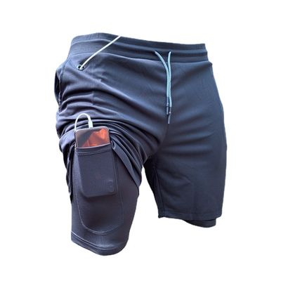 Mélangeur de fibres chimiques Shorts élastiques de taille pour hommes pour séchage rapide et impression sur mesure