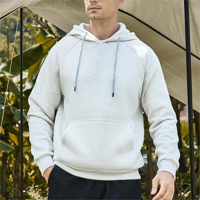 Sweat-shirt à capuche pour homme de taille plus homme de rue d'hiver Vêtement en laine blanche avec imprimé sur mesure