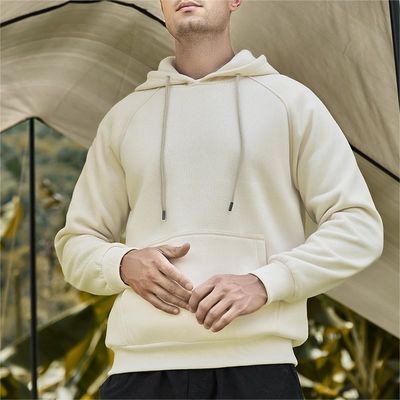 Sweat-shirt à capuche pour homme de taille plus homme de rue d'hiver Vêtement en laine blanche avec imprimé sur mesure