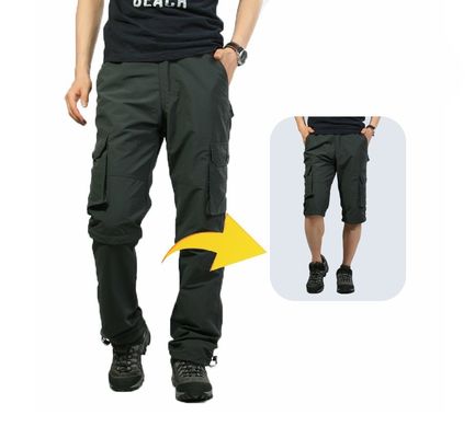 Méditerranée XMAMLON RTS Pantalon décollable pour hommes en extérieur