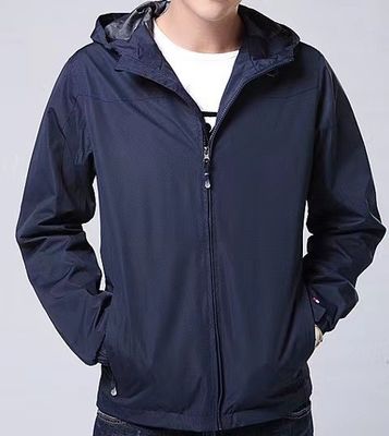 Logo personnalisé Jackets étanches à l'eau et à vent Plus taille Jacket de sport pour hommes XMAMLON