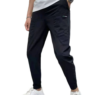 Pantalons de chargement pour hommes en stock avec boutons personnalisés Coureurs de fitness lâches