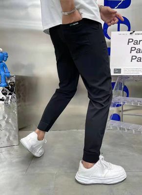 Pantalons de chargement pour hommes en stock avec boutons personnalisés Coureurs de fitness lâches