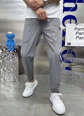 Pantalons de chargement pour hommes en stock avec boutons personnalisés Coureurs de fitness lâches