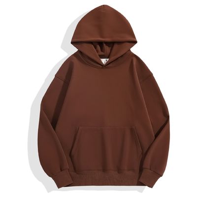 Hoodies d'hiver Homme Hoodie épaisse étroite laine épaisse épaule Hoodie coton XS-4XL 480g