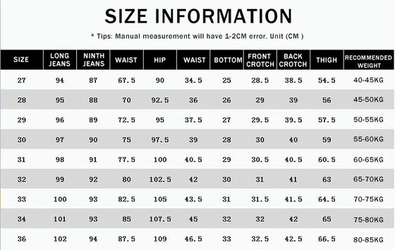 PANTALONNES D'HOMME LAVÉES Jeans Pantalons minces pour hommes coupés Produits en stock