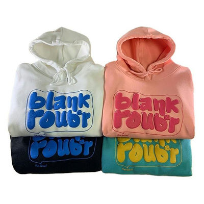 380 grammes Poids du tissu Homme personnaliser T-shirts à capuche imprimés OEM fabricants