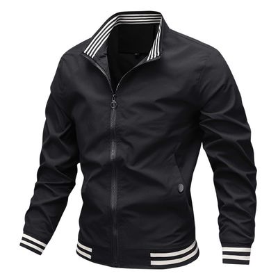 T-shirt à capuche pour hommes avec fermeture à glissière et sans décoration en polyester / coton