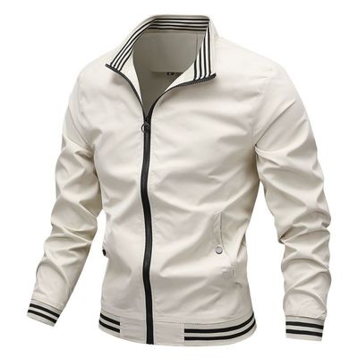 2023 Mens Polyester Coton Padded Coat Bomber Longueur régulière Méthode de tissage tissée