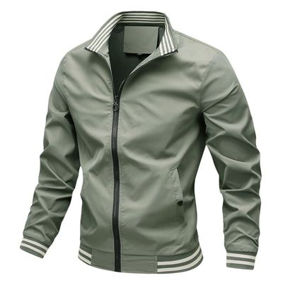 T-shirt à capuche pour hommes avec fermeture à glissière et sans décoration en polyester / coton