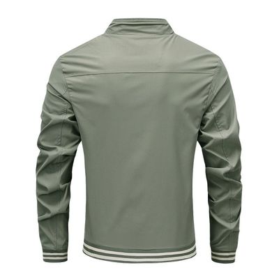 T-shirt à capuche pour hommes avec fermeture à glissière et sans décoration en polyester / coton