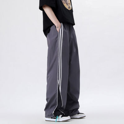 Pantalon de course polyester/coton avec ceinture élastique par XMAMLON Designer