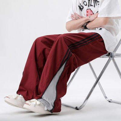 Pantalon de course polyester/coton avec ceinture élastique par XMAMLON Designer