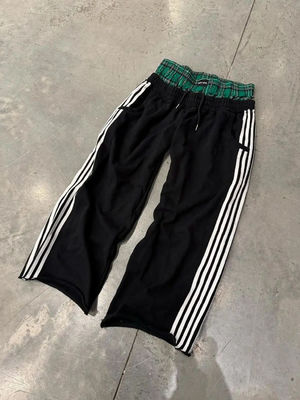 Vêtements de rue mode double taille XMAMLON RTS Sweatpants pour hommes avec fermeture à corde
