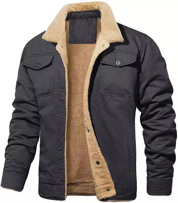 Vêtements pour hommes chauffés pour l'hiver sans remplissage de coton et sans détection d'aiguille