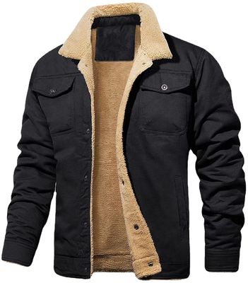 Vêtements pour hommes chauffés pour l'hiver sans remplissage de coton et sans détection d'aiguille