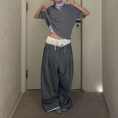 Autres Logo Double taille Costume Pantalon Pour Femmes Ensembles de vêtements pour femmes Sweatpants pantalon