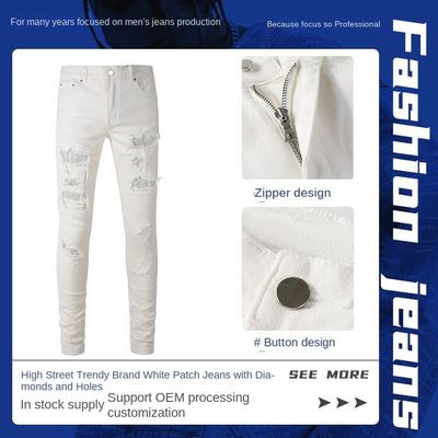 Jeans à crayon droit pour hommes