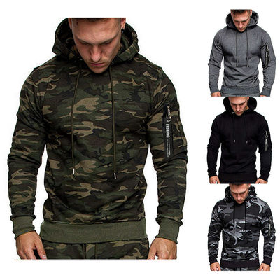 2023 mode masculine camouflage sweat-shirt sweat à capuche manches longues manteau respirant