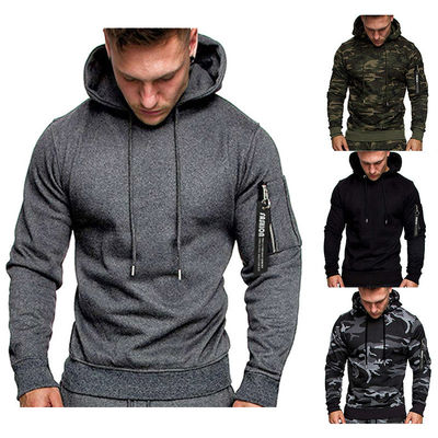 2023 mode masculine camouflage sweat-shirt sweat à capuche manches longues manteau respirant