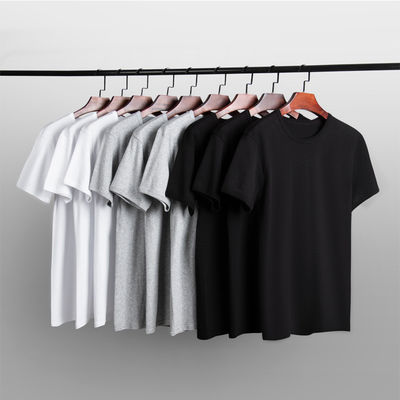 T-shirts de sport en vrac T-shirts à col en O pour hommes T-shirts en tissu Tissu tricoté n° 180