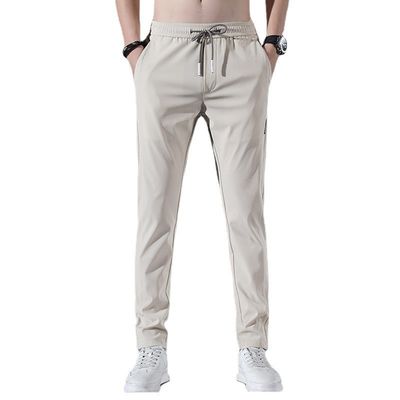 Polyester/Spandex mélange des coureurs de fitness réguliers pour hommes avec ceinture élastique et la corde de traction