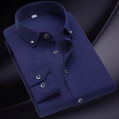 GALLERY Blanc à manches longues Unisexe chemises surdimensionnées chemises officielles pour hommes chemises de polo
