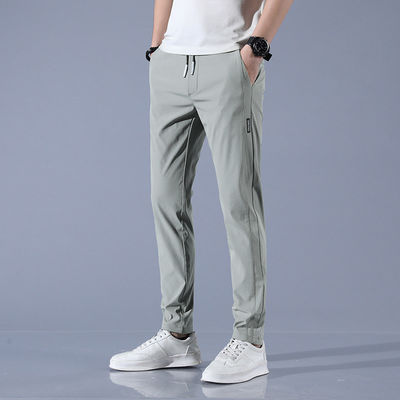 Polyester/Spandex mélange des coureurs de fitness réguliers pour hommes avec ceinture élastique et la corde de traction