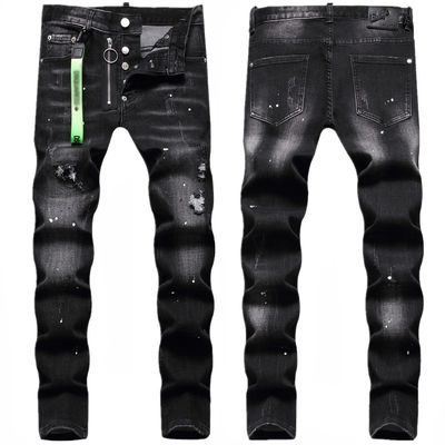 Modèle d'impression de blocage des couleurs Jeans denim pour hommes pour logo personnalisé et dessin à la main