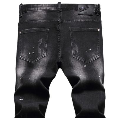 Modèle d'impression de blocage des couleurs Jeans denim pour hommes pour logo personnalisé et dessin à la main