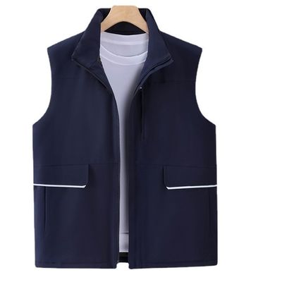 Logo sur mesure imprimé gilets de travail en coton épaissis pour le port occasionnel et actif
