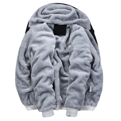 Vêtement chauffant en polyester / coton tricoté bleu foncé Vêtement imprimé uniforme de baseball