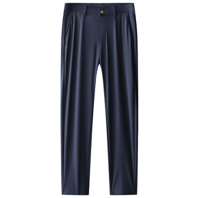 Comfort de la soie de glace Vêtement droit Pantalon pantalon pour homme