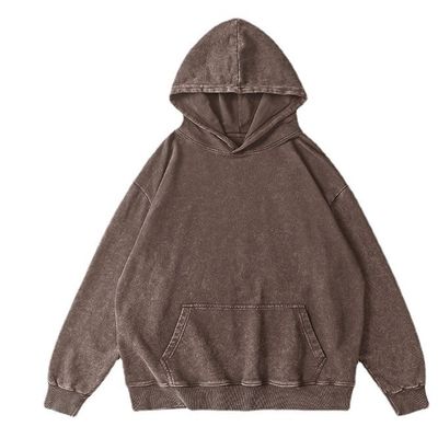 XMAMLON Logo personnalisé Unisexe Fermeture à glissière Hoodie Jacket Monkey Wash Tracksuit pour le printemps
