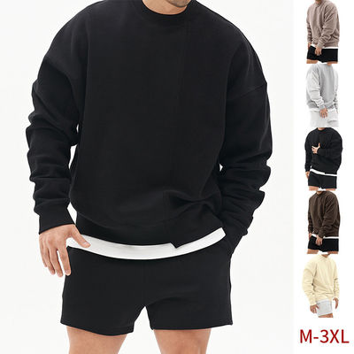 Pullover avec capuchon pour hommes XMAMLON RTS Sweatshirt en capuchon laine essentielle français Terry